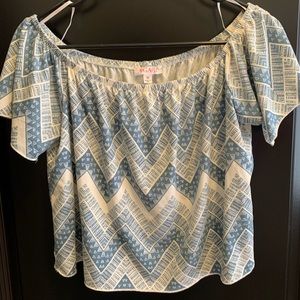 Off the shoulder shirt